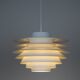 Lampe suspendue vintage danoise Verona par Svend Middelboe, Lyfa, 1962
