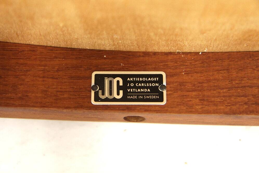 Set of 4 Scandinavian teak chairs, Karl Erik Ekselius, JOC, Sweden, 1960