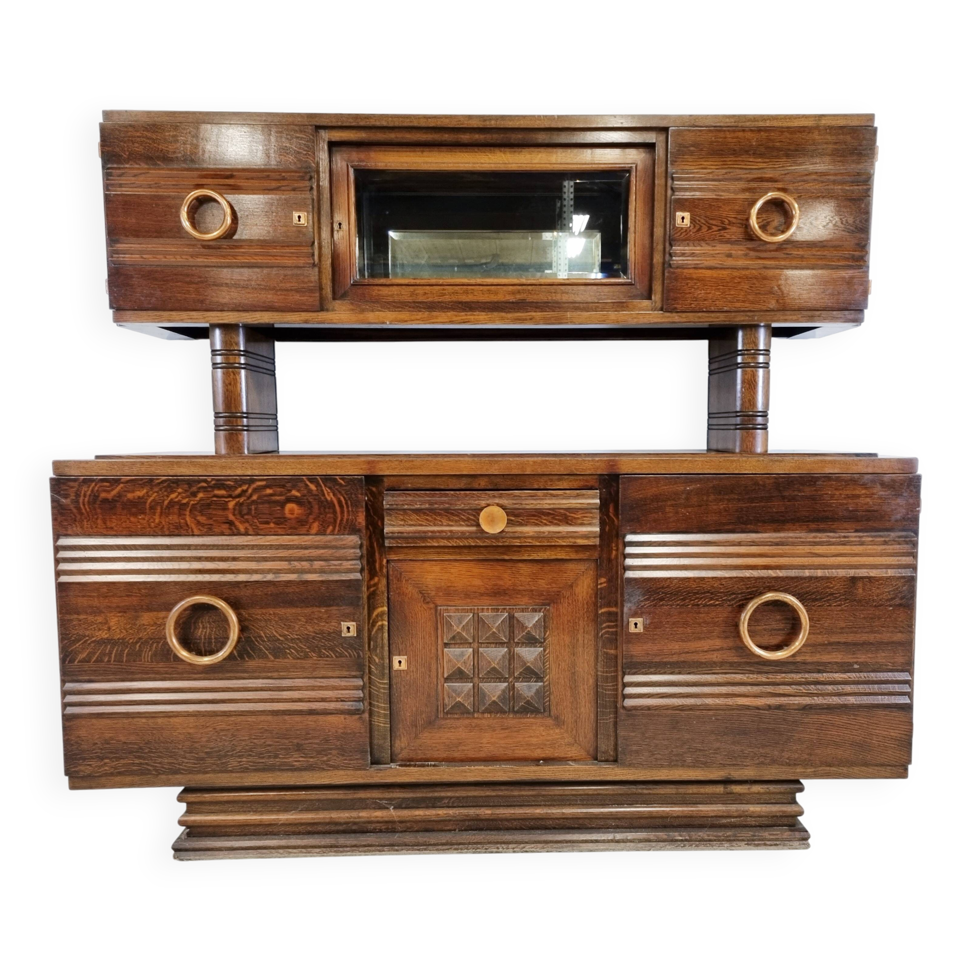 Art deco cabinet by Charles Dudouyt, 1940s