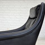 1960s, Danish highback armchair by Aage Christensen, furniture leather.