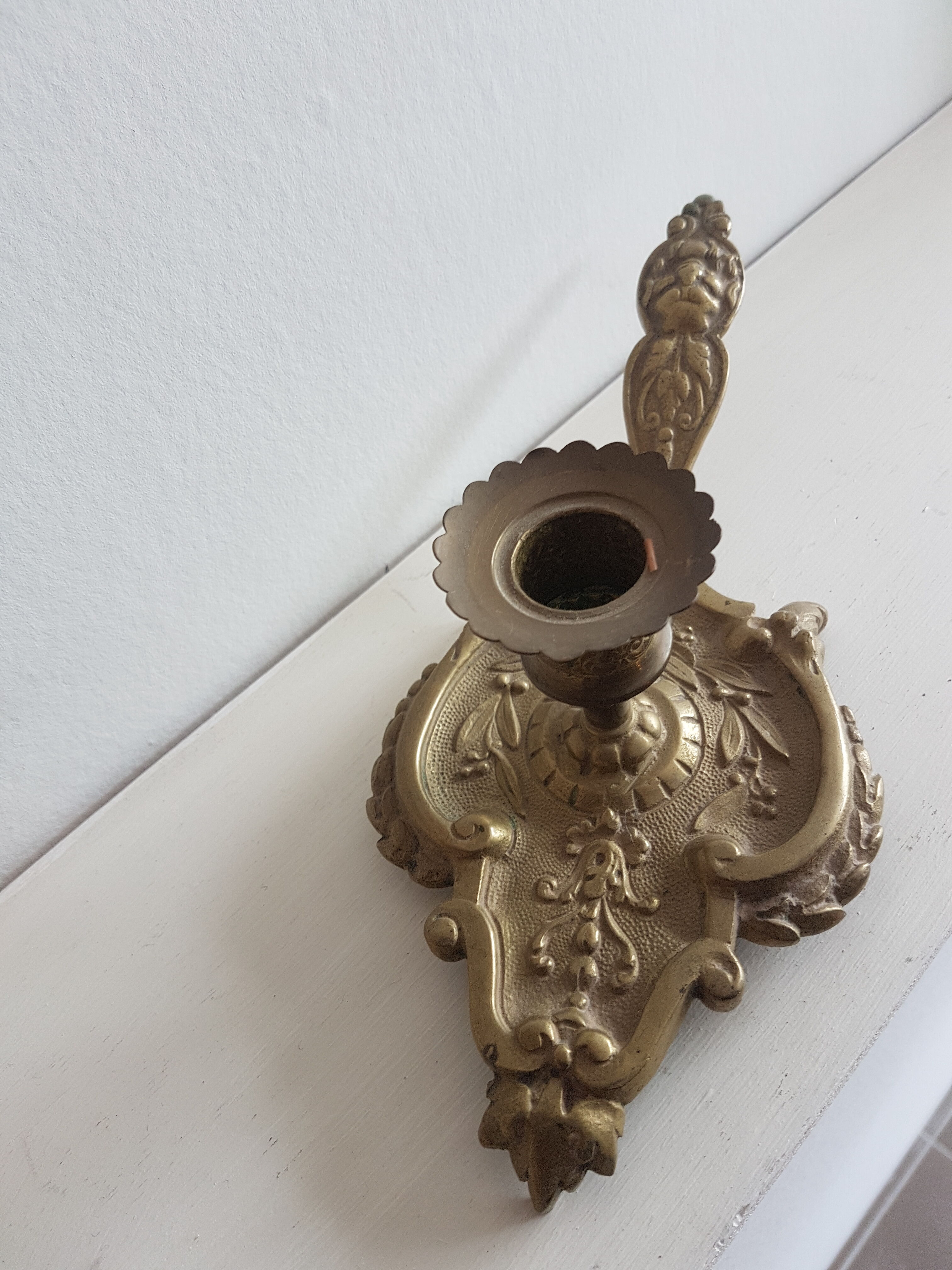 Brass candlestick