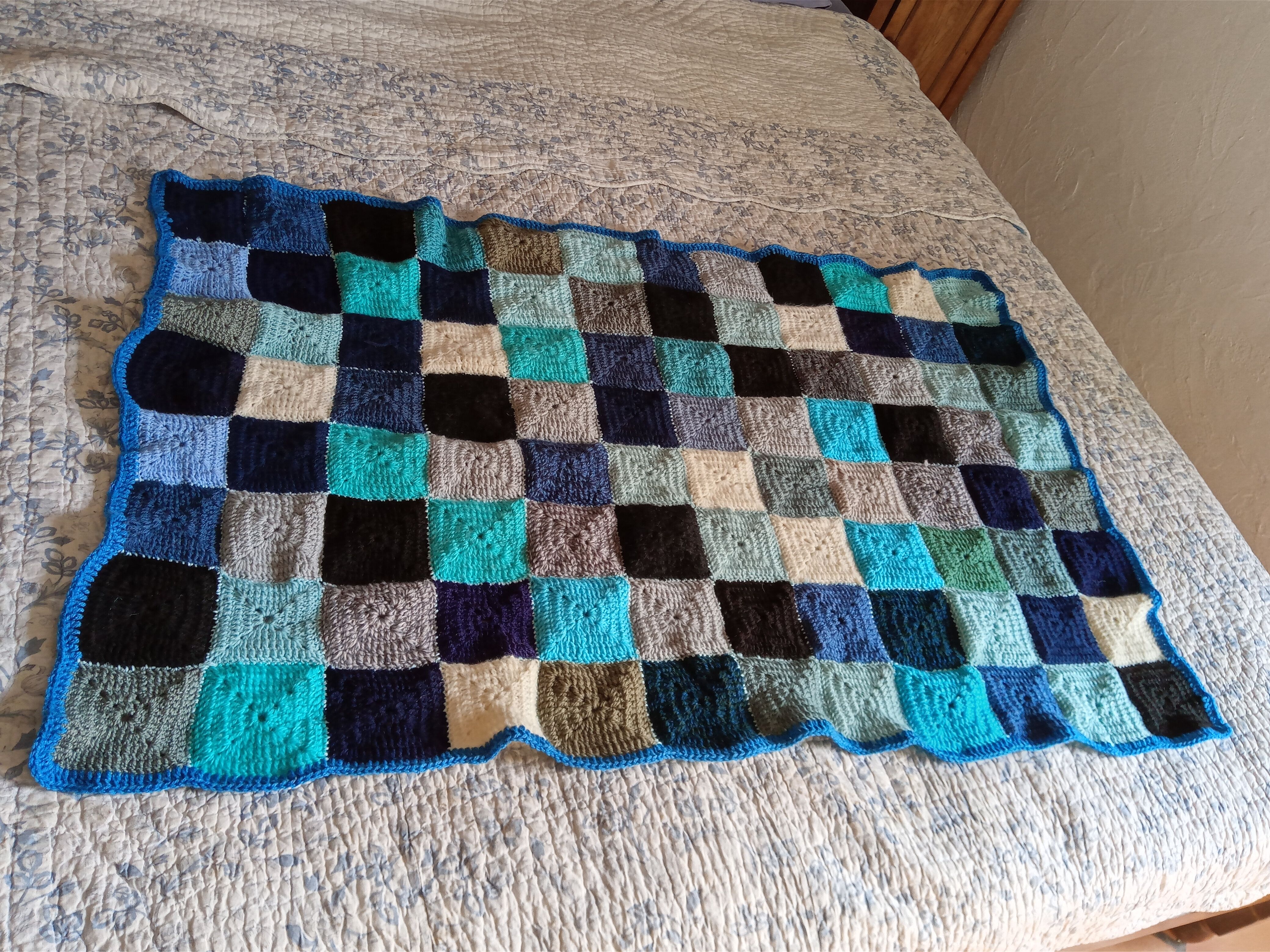 Vintage patchwork throw