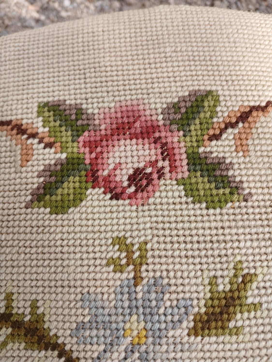 Antique upholstered chair