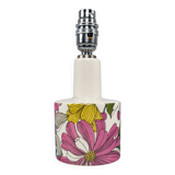 Surrey Ceramics – Vintage 1970s British Pottery Flower Table Lamp