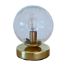 Lampe à poser globe vintage en verre