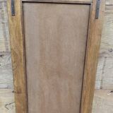 Ancien miroir Art nouveau en teck birman