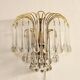 Wall lamp "Venini" of crystals. Italy 1970s