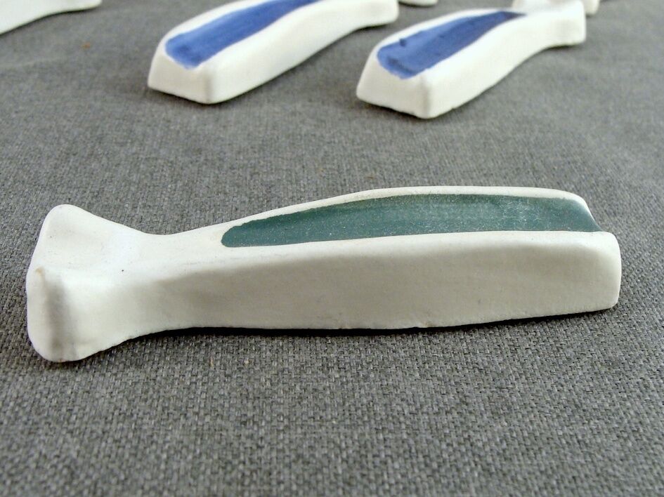 Vintage ceramic knife holders