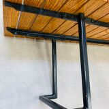 Coffee table with slats 50s bench format style Alain Richard