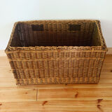 Vintage wicker trunk