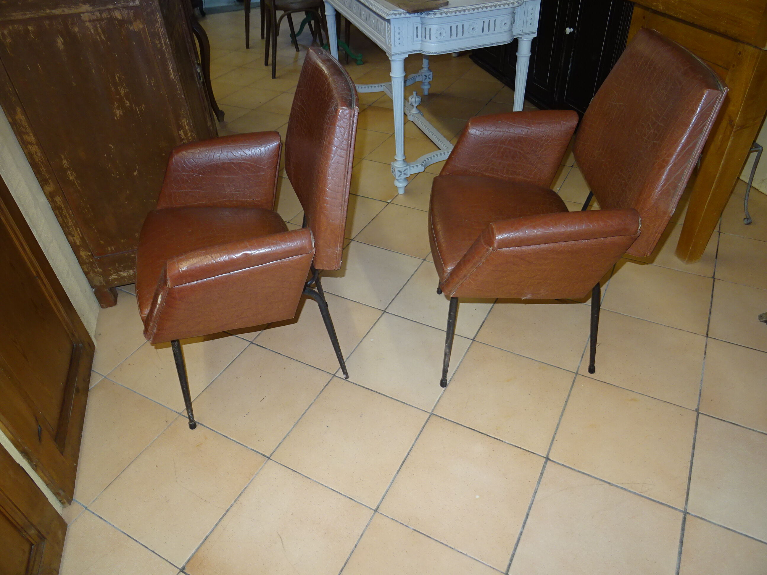 Pair of armchairs