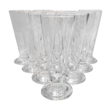 10 flûtes champagne sans pied