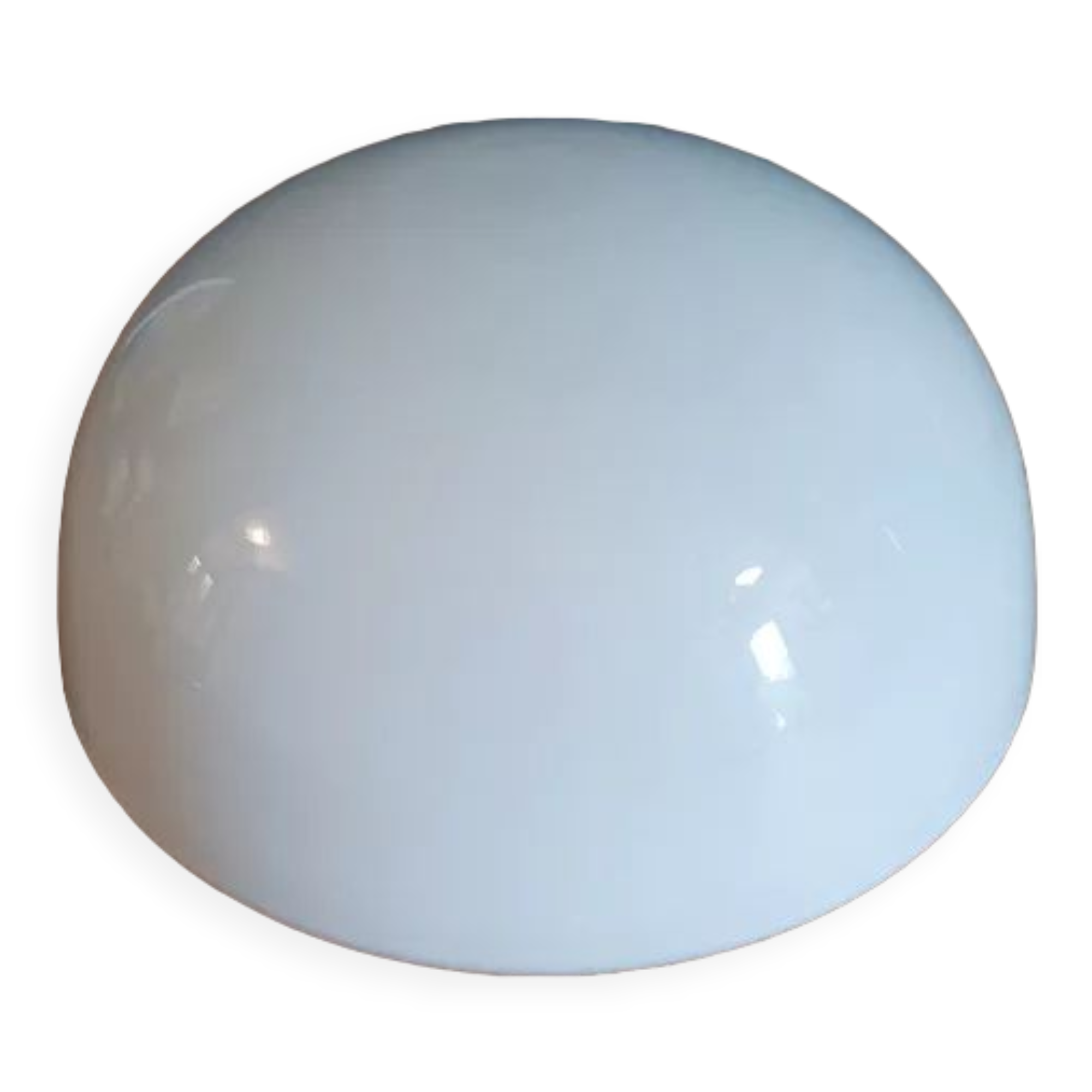 Ceiling lamp with opaline globe