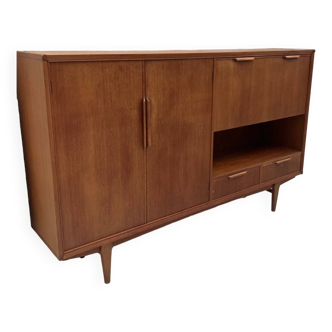 Vintage Scandinavian high sideboard 1960