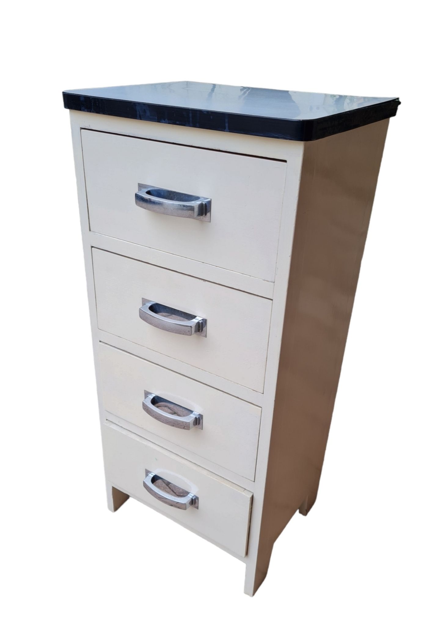 Vintage wooden furniture 4 drawers and formica tops