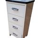 Vintage wooden furniture 4 drawers and formica tops