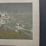 Lithograph by Henri Rivière La Tempête