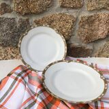 2 Chabrol & Poirier round dishes