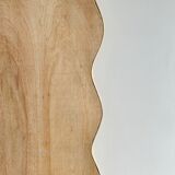 Zigzag rattan foot mirror H:182cm