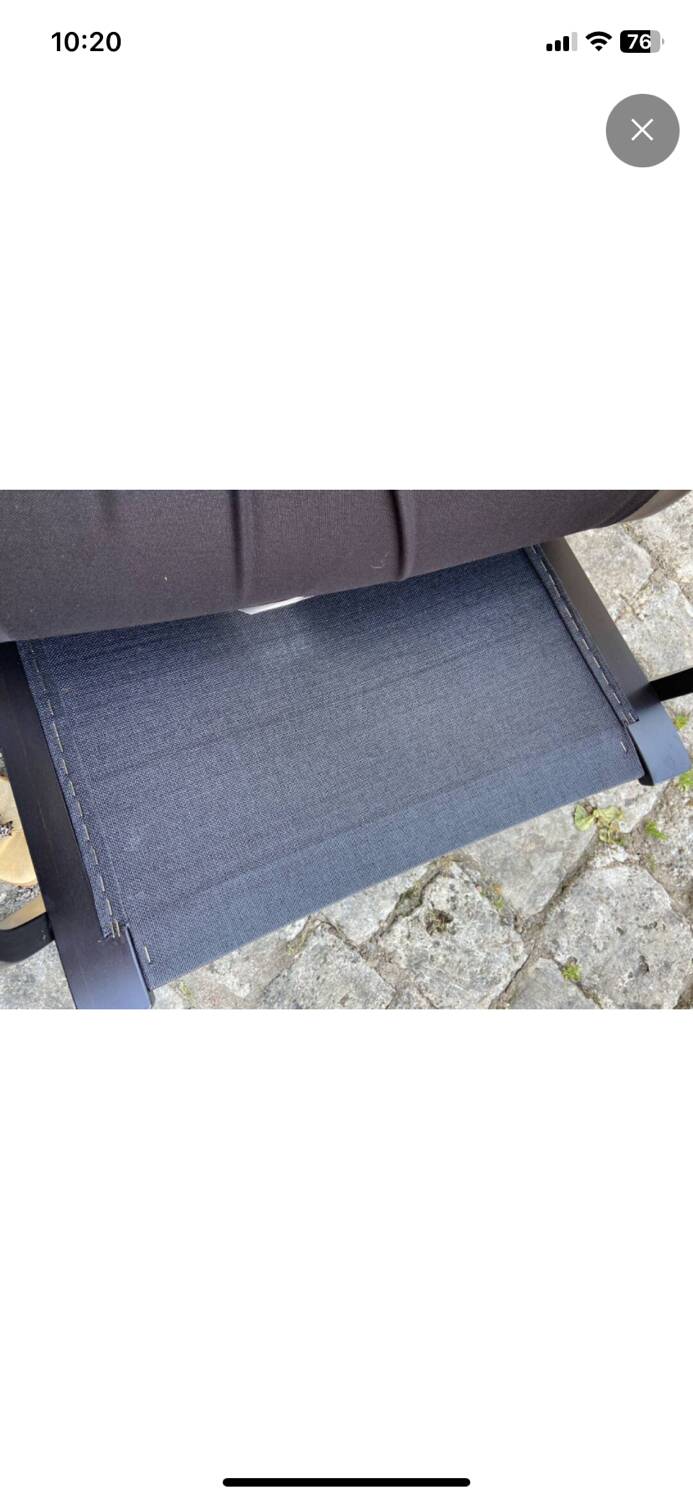 Fauteuil cuir modèle Poang