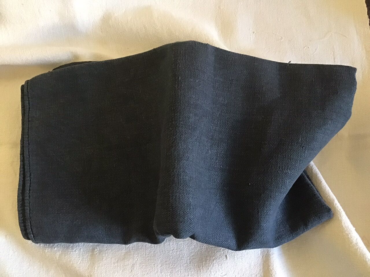 Farmcloth in old dark gray linen