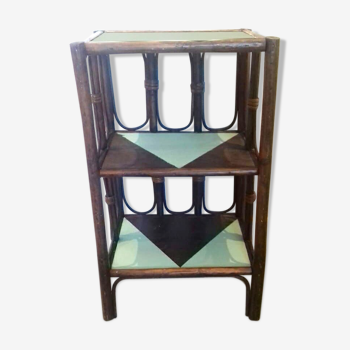 Rattan nightstand