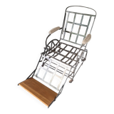 Wilson adjustable deck chair produced in 1871.
