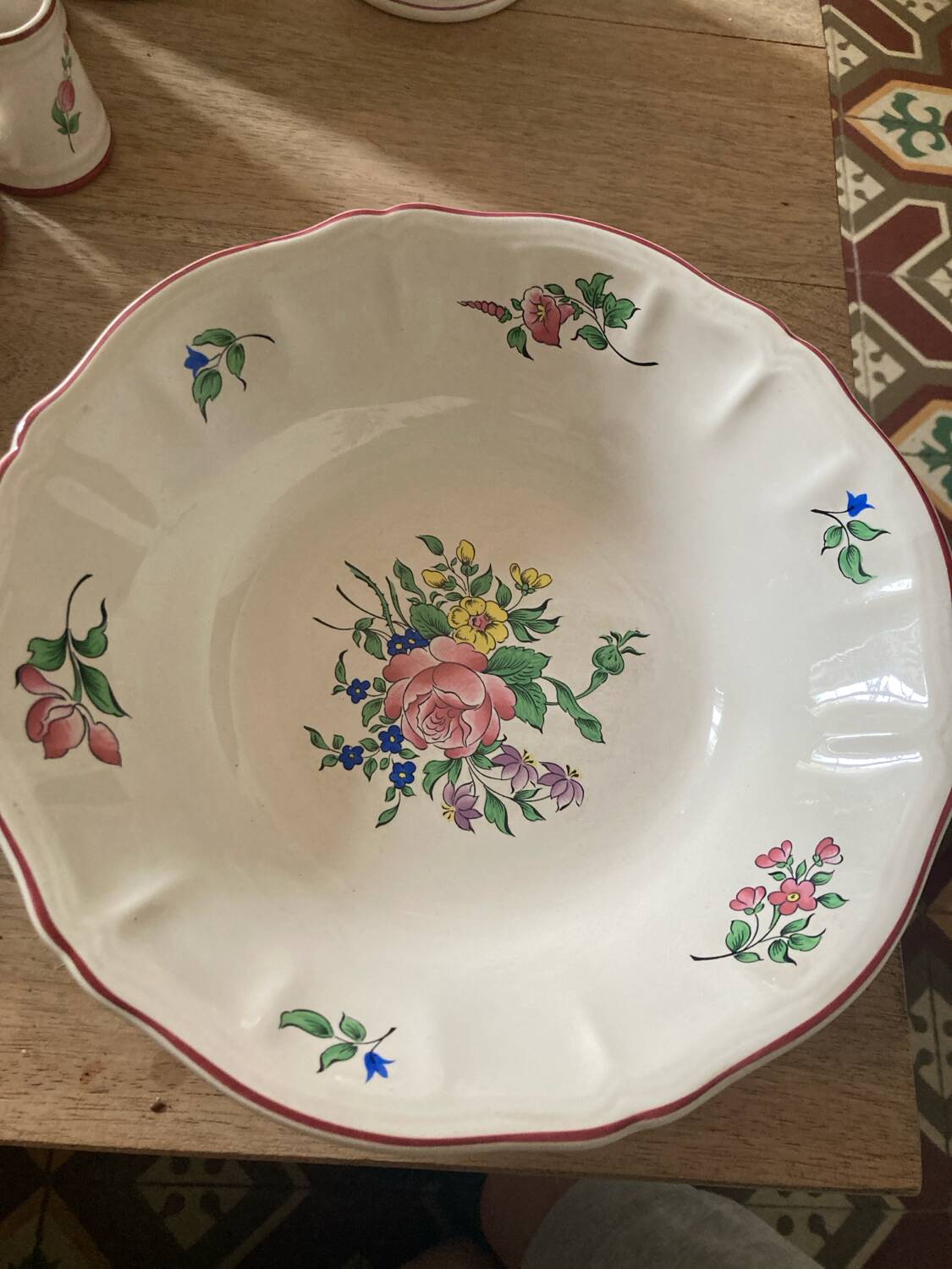 Luneville salad bowl