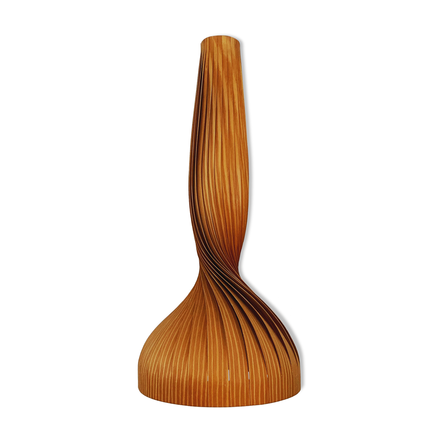 Swedish Mid Century Modern wooden pendant lamp by Hans Agne Jakobsson