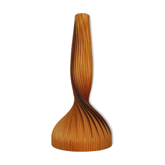 Swedish Mid Century Modern wooden pendant lamp by Hans Agne Jakobsson