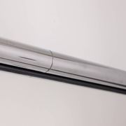 Vintage 60's wall mirror in chrome metal italian design