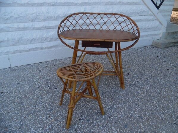 Hairdresser rattan 1960