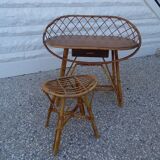 Hairdresser rattan 1960