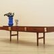 Teak lowboard, Danish design, 1960s, made in Denmark