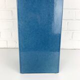 Le Klint Floor Lamp Model No. 357 in blue ceramic, glazed stoneware, Denmark