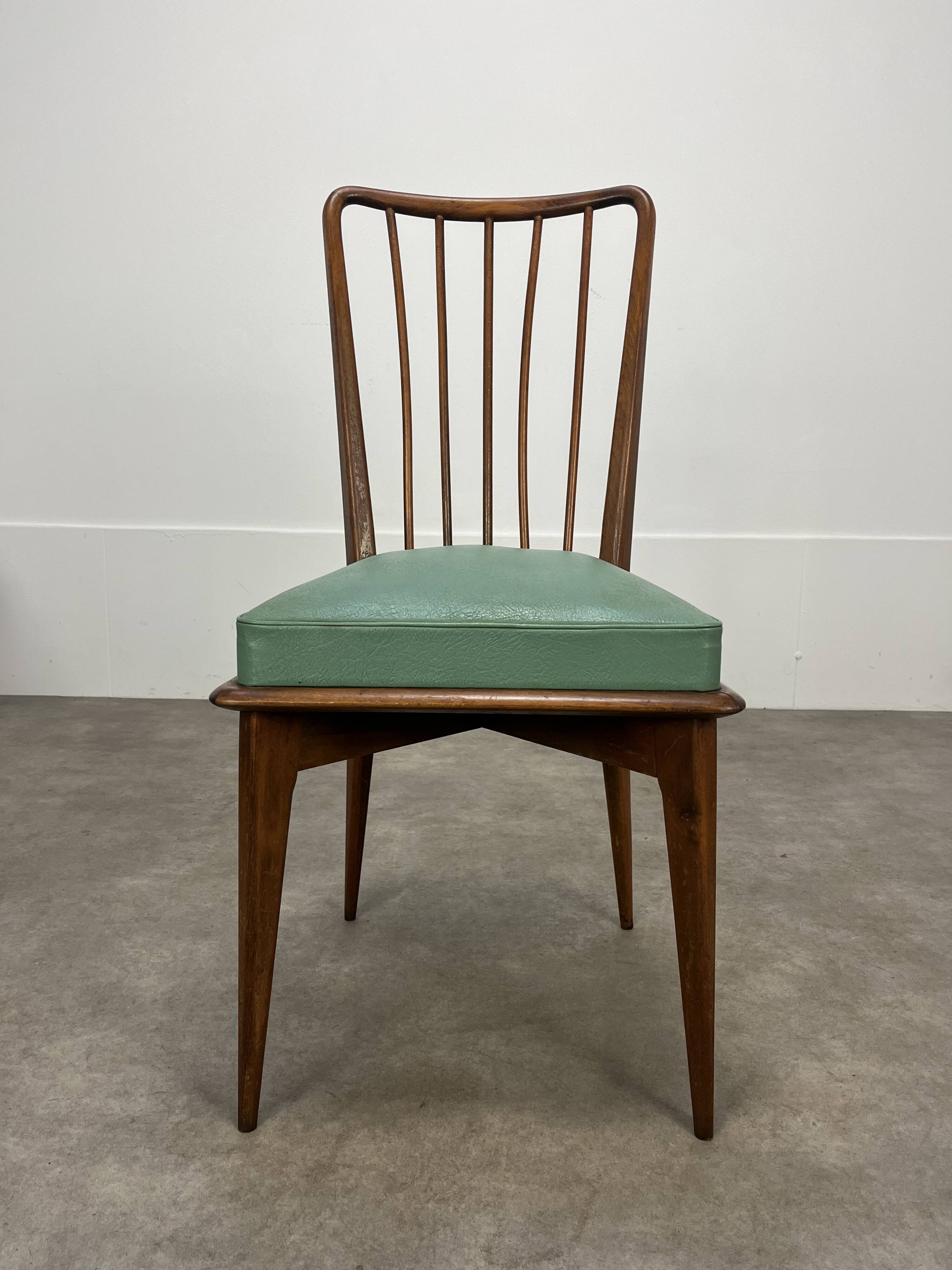 8 Charles Ramos chairs from the 50s