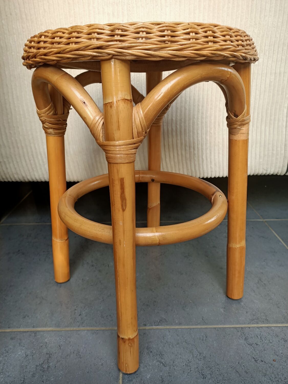 Rattan stool
