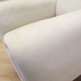 Fauteuil blanc, design italien, années 80, production : Italie