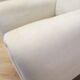 White armchair, Italian design, 1980s, production: Italy