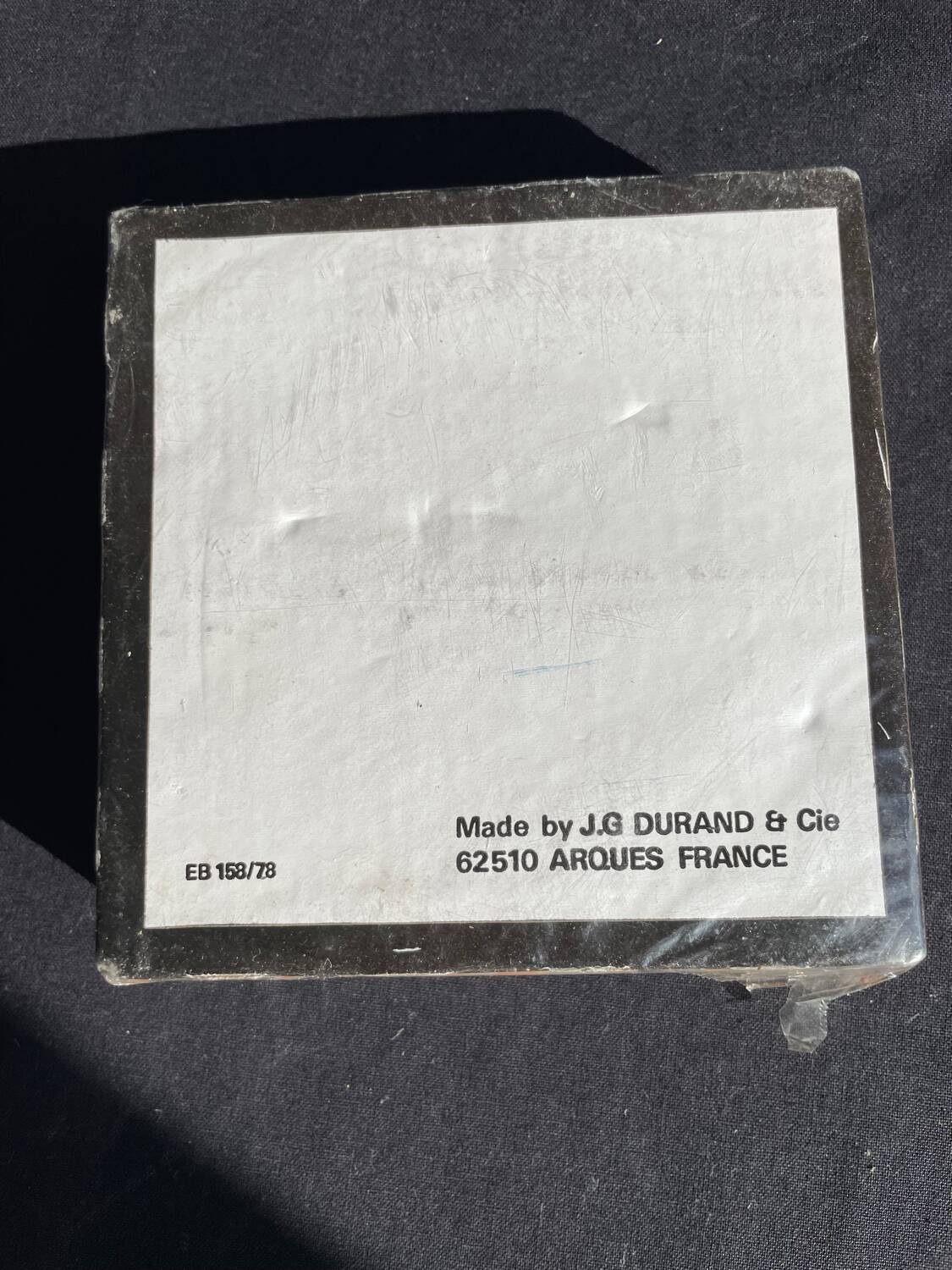 Vintage smoked glass ashtray Luminarc star