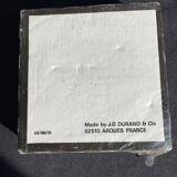 Cendrier vintage verre fumé Luminarc étoile