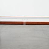 Beautiful Art Deco design coffee table with a glass top