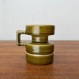 Mid-century West German pottery candlestick WGP by Cari Zalloni for Steuler, 1960s.