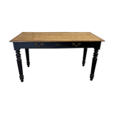 Desk 2 drawers patinated