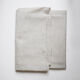 Tablecloth in upcycled linen beige chiné