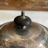 Cloche métal argenté
