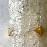 Arlus pair of Murano glass and brass wall lights