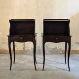 Paire tables de chevet Louis XV (H76cm)