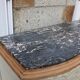 Art Deco sideboard in renovated solid oak – marble top