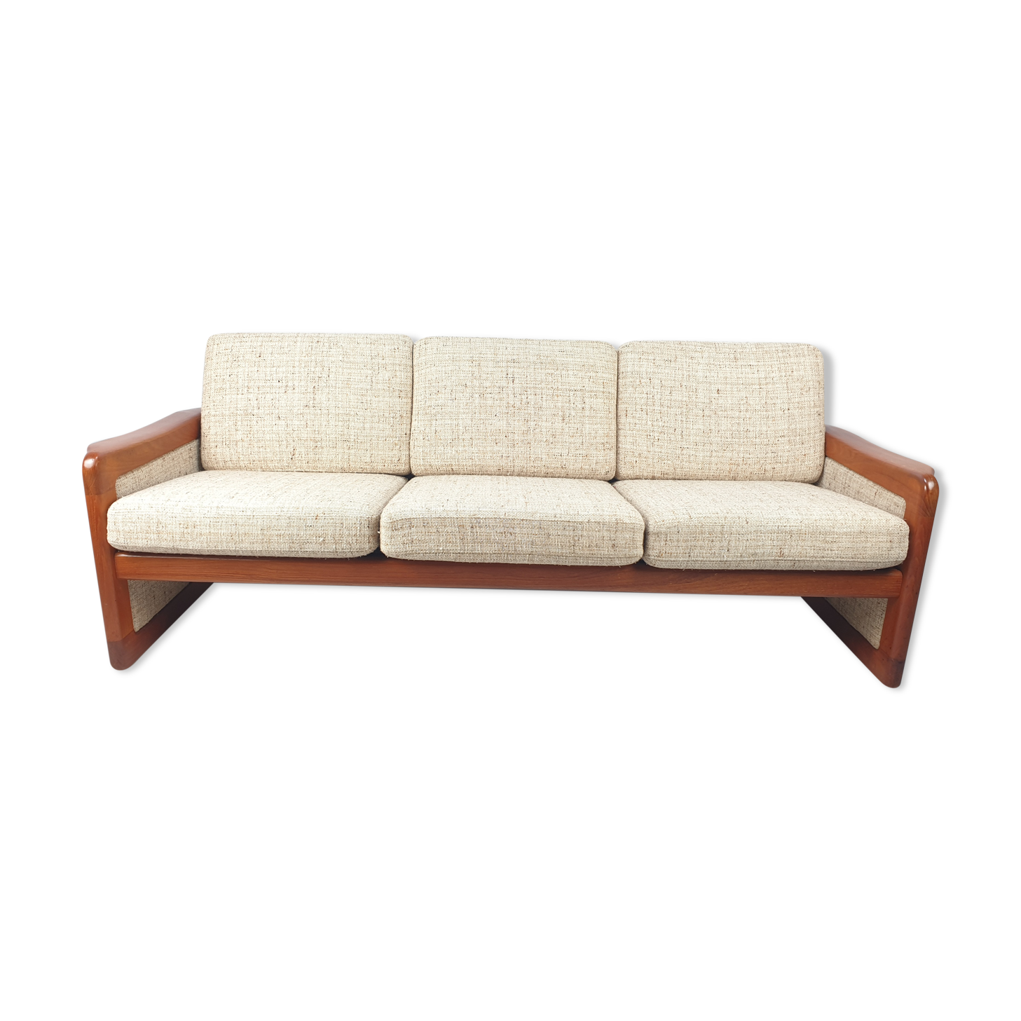 Midcentury Danish Teak 3-seater Sofa, 1970's